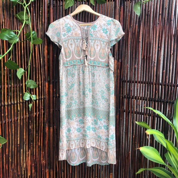 RARE Vintage Spell Boho Blossom Mini Dress - Picture 16 of 16